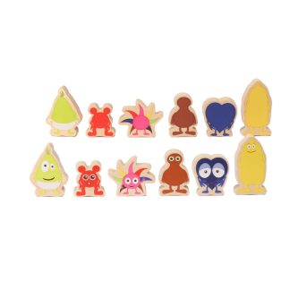 Babblarna träfigurer