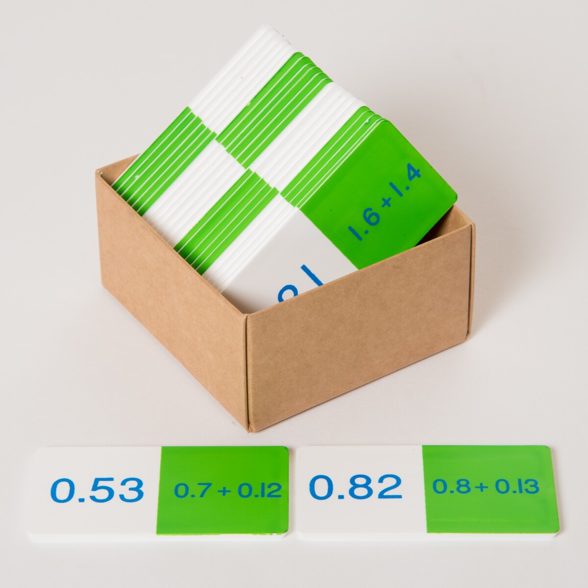 Domino addition med decimaler