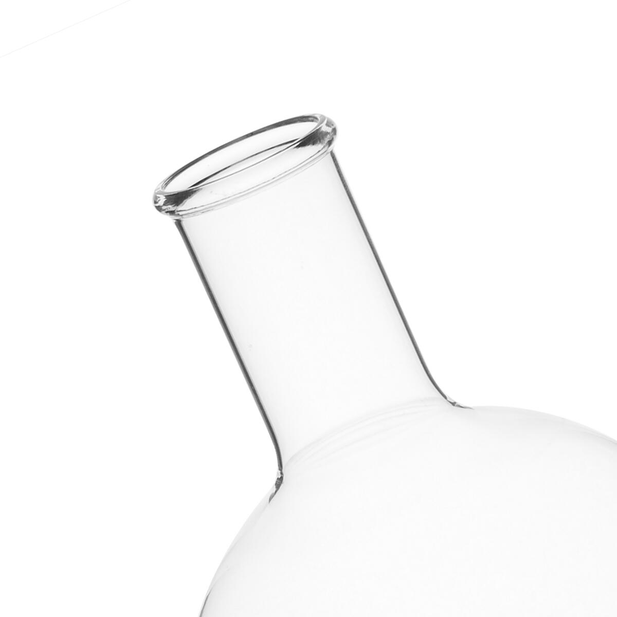 Rundkolv 2000ml Borosilikatglas - rund botten 4-pack - Bild 2