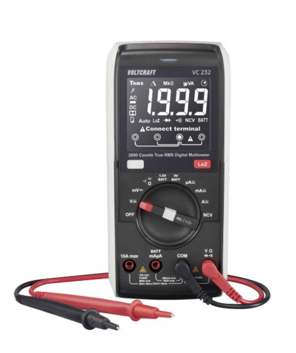 Multimeter med automatsäkring