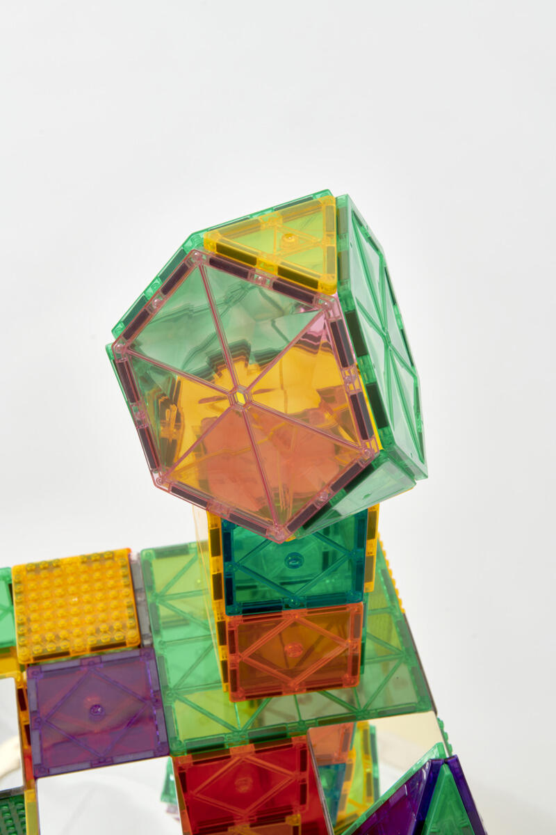 Mag Genius® Regnbåge hexagon 8 st/fp - Bild 2