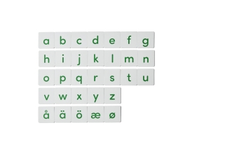 Mag Genius® magnetiska bokstäver, gemener 65 delar