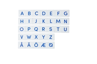 Mag Genius® magnetiska bokstäver, versaler 65 delar