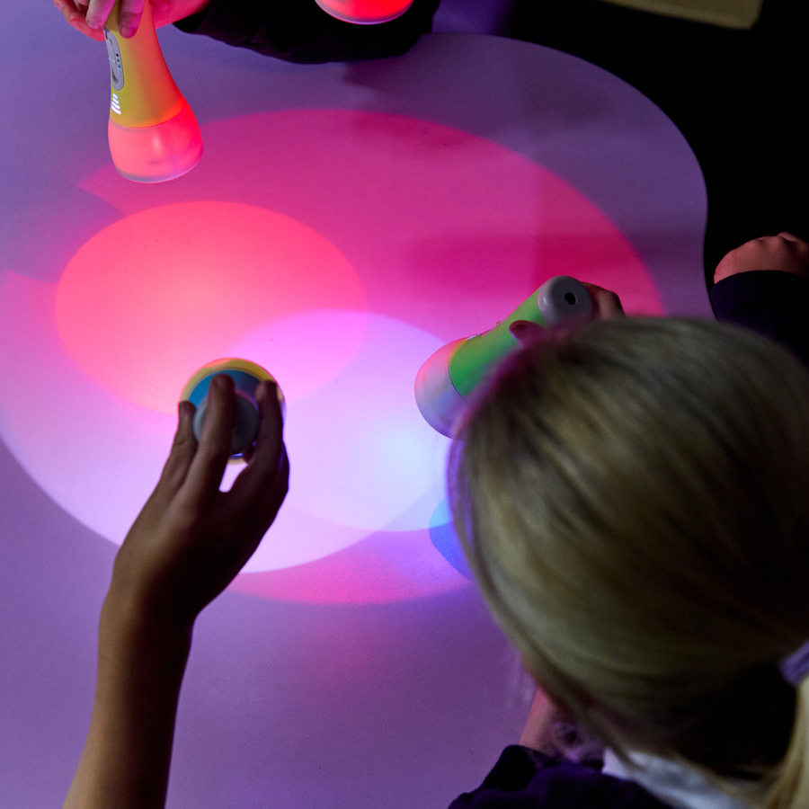 Ficklampor med färg klasspack, 6-pack - Bild 4