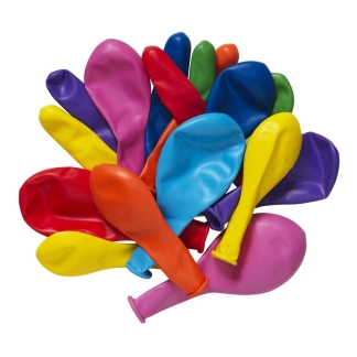 Ballonger 8 färger, 100-pack