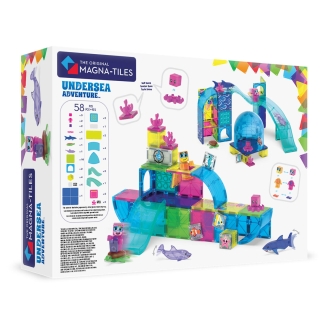 Magna-Tiles Undervattensäventyr, 58 delar